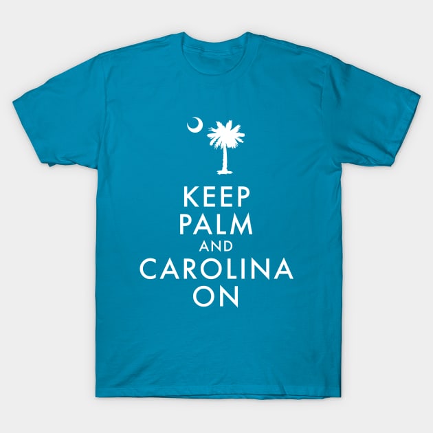 Keep Palm and Carolina On T-Shirt by mcillustrator